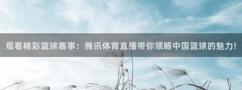 观看精彩篮球赛事：腾讯体育直播带你领略中国篮球的魅力!
