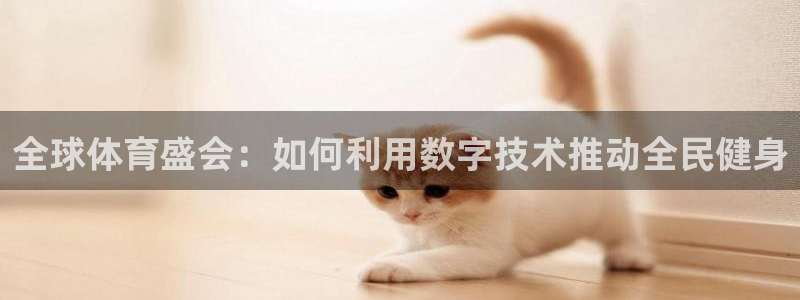 全球体育盛会：如何利用数字技术推动全民健身
